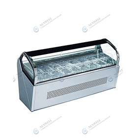 70” Table Top Ice Cream Freezer Dipping Cabinet Gelato Display Case